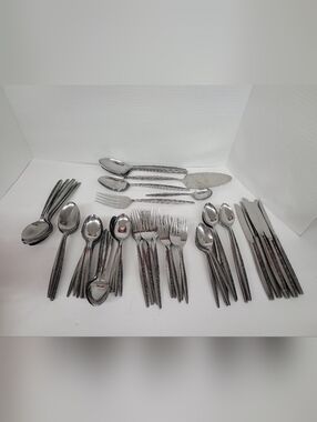 Mid Century Coventry Bouquet Fatware Set 66 Pieces